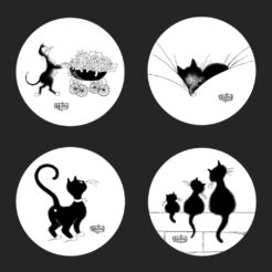 Coasters Dubout Cats