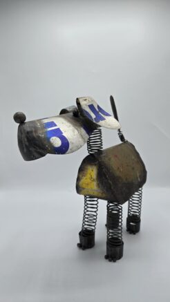 Metal dog Quinzy