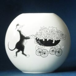 Dubout vase - Famille Nombreuse (oval)
