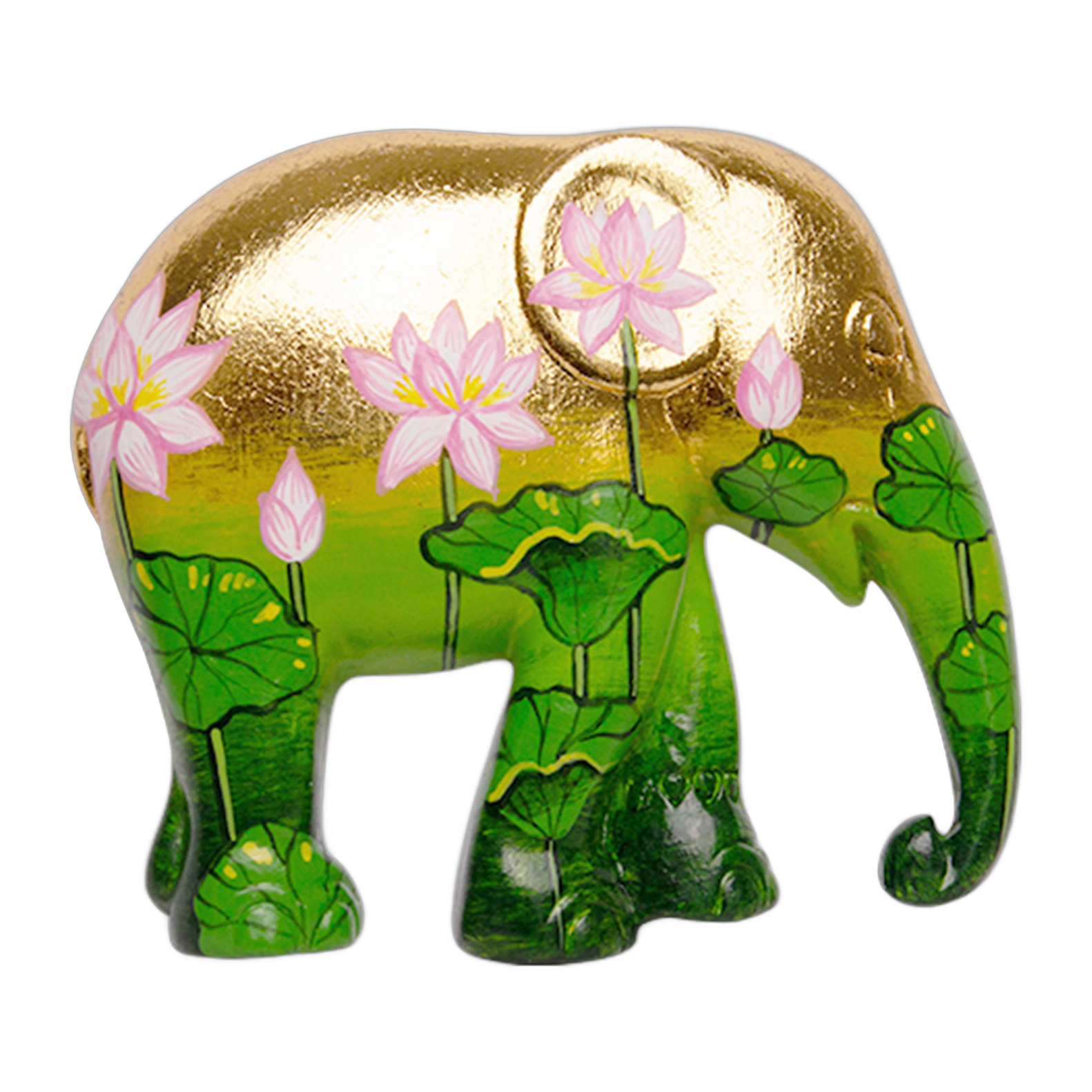 3D Magnet 7cm – Golden Lotus
