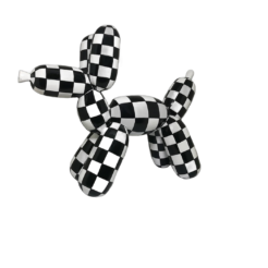 Balloon Dog Black/white Medium