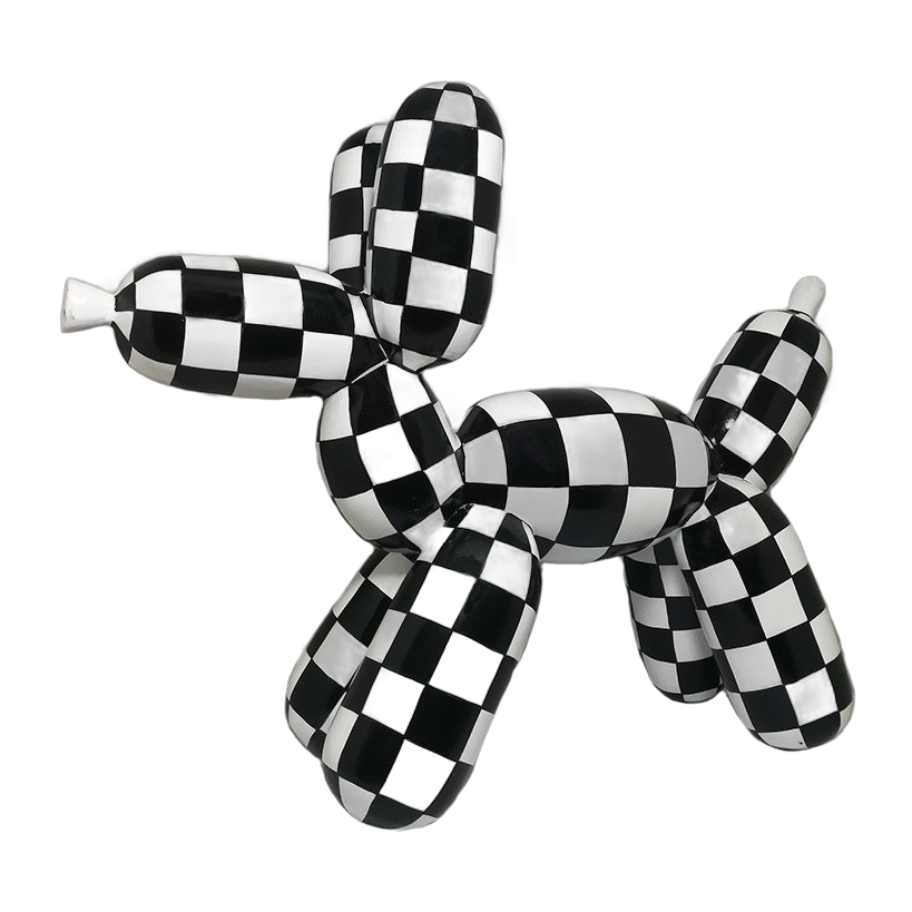 Balloon Dogs - Balloon Dog Black/white Medium