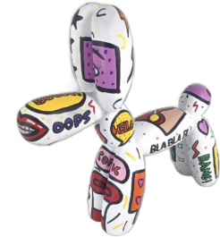 Balloon Dog – White Pat Pop