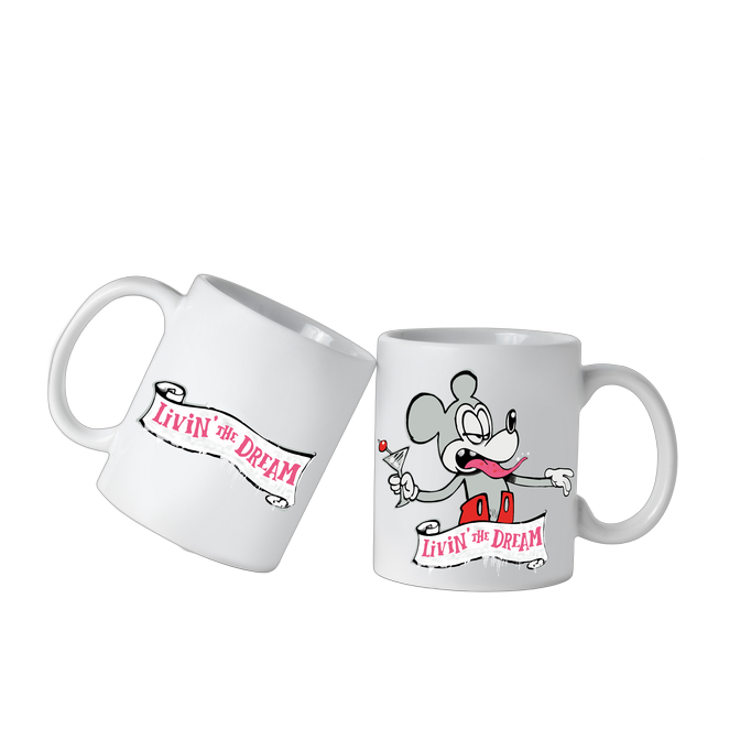 Banksy ceramic mug 325 ml – Mickey Living the Dream