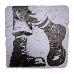 Banksy Tile ‘Boots’