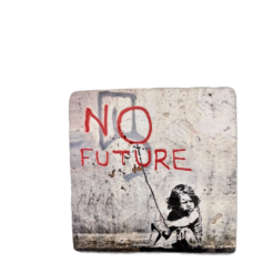 Banksy Tile ‘No Future’