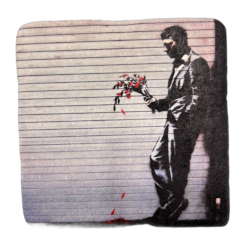 Banksy Tile ‘Waiting In Vain’