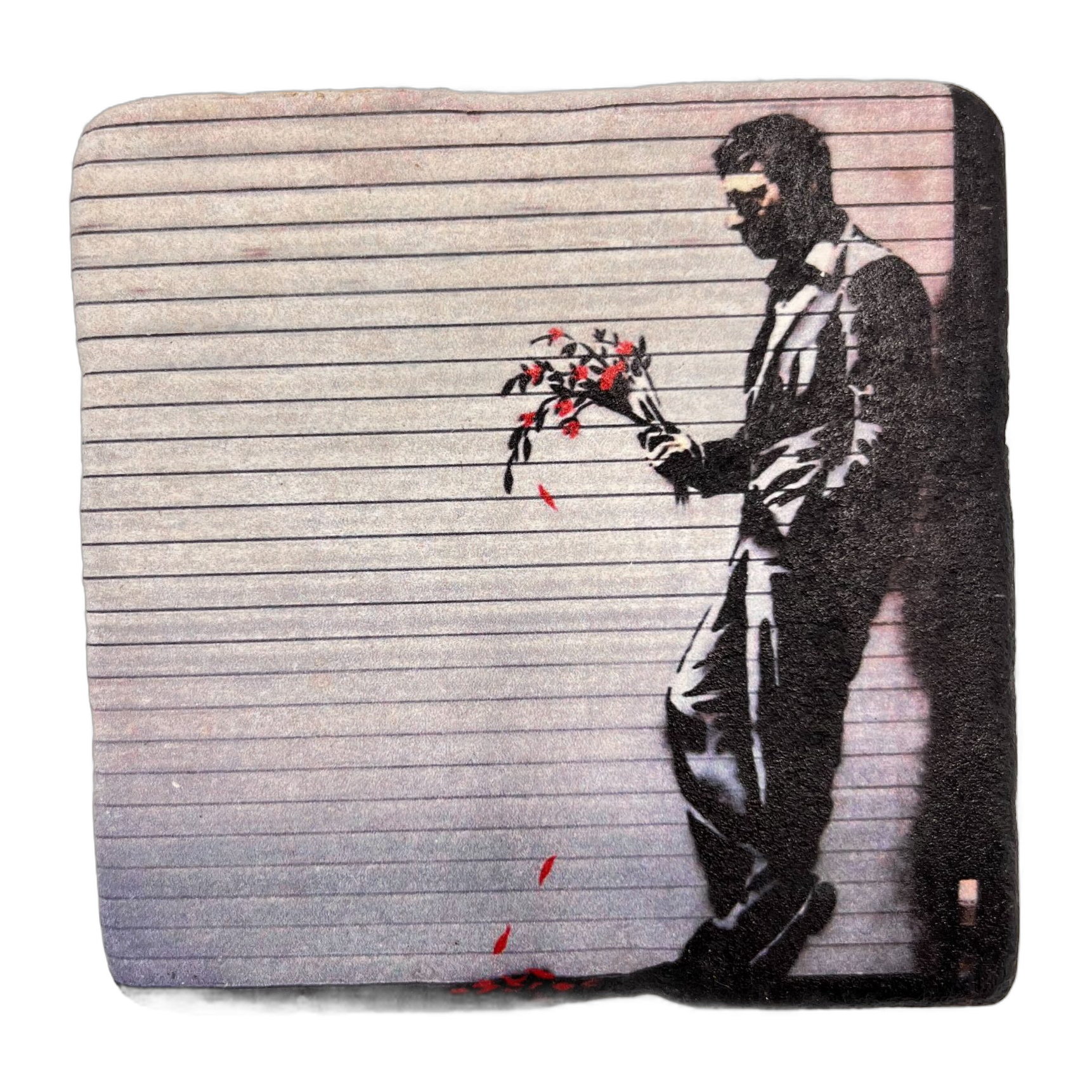 Banksy Tile ‘Waiting In Vain’