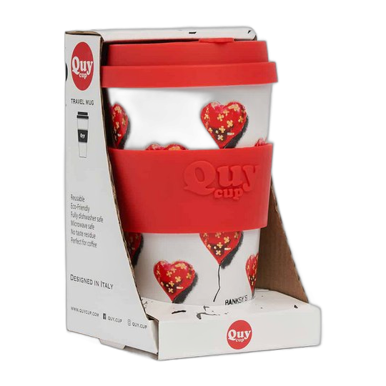 Banksy Travel Mug in RPET 400 ml – Bandaged Heart