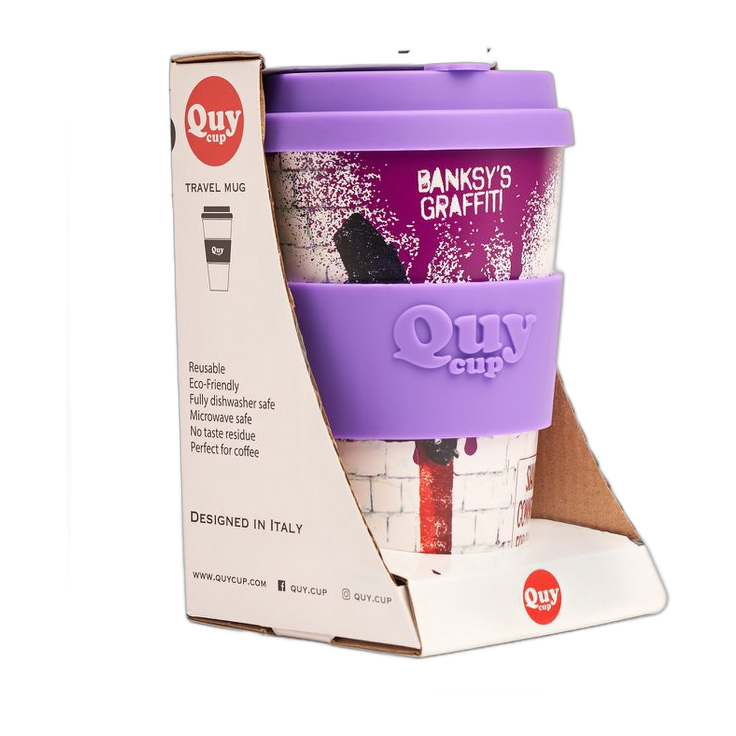 Banksy Travel Mug in RPET 400 ml – Hammer Boy