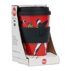 Banksy Travel Mug in RPET 400 ml – The Flowerthrower