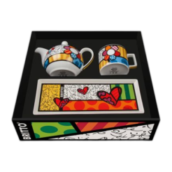 Britto 3-piece set with Teapot, Mug and Tray