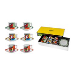 Britto Espresso Cups “Heart/Flower/Apple”
