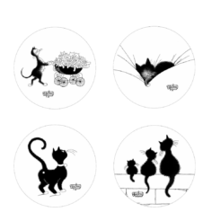 Coasters Dubout Cats