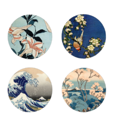 Coasters Hokusai