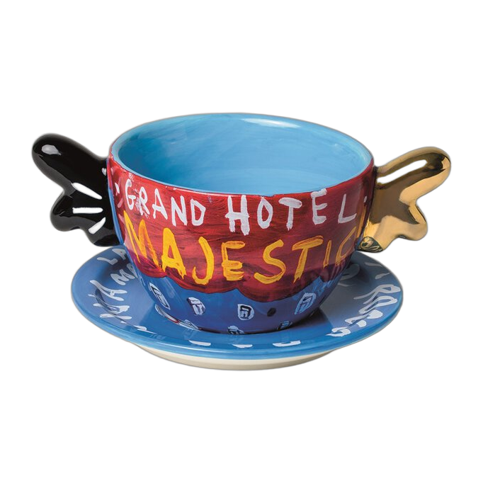 Senatori Town - Coffee Cup & Saucer, Blue Majestic