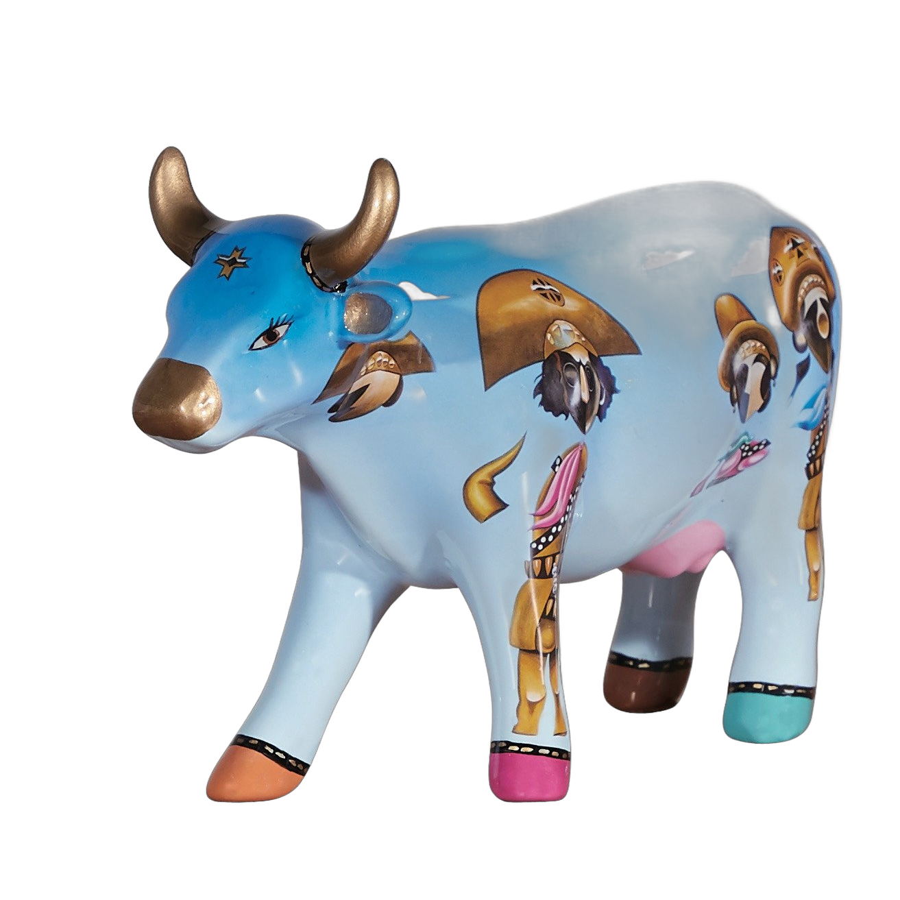 CowParade - Cowgaceiros (medium ceramic)
