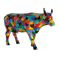 CowParade - Heartstanding Cow (Large)