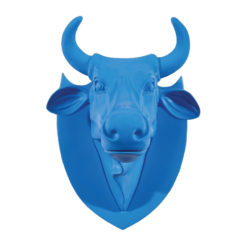 CowParade Trophy Blue