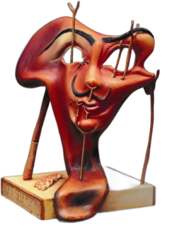 Dali – Soft self-portrait with fried bacon