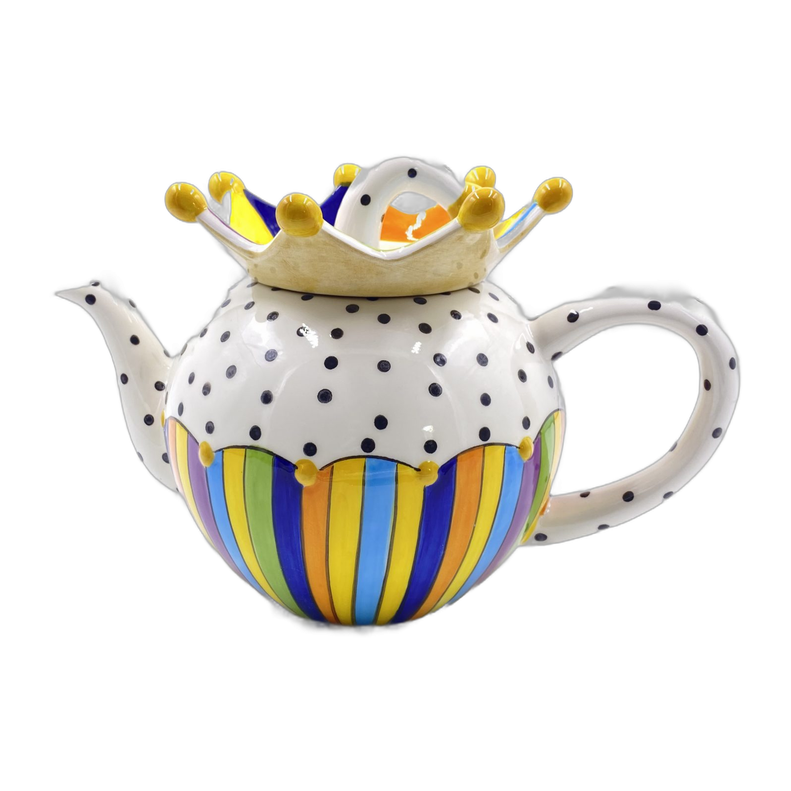 Design Teapot clowns cap
