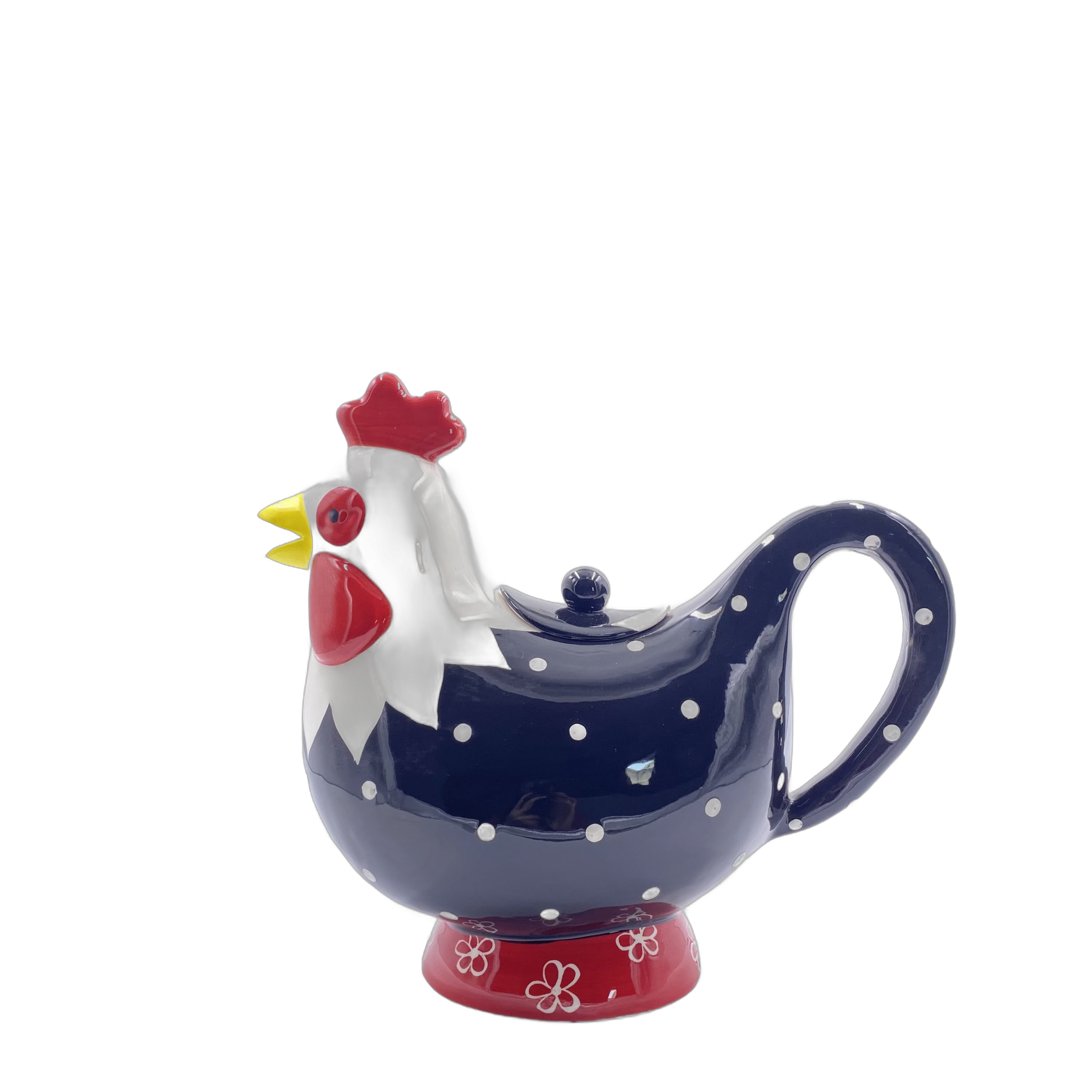 Design Teapot Rooster