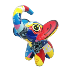 Didi Diaz - Elephant “Ollie” Medium – Patchwork A