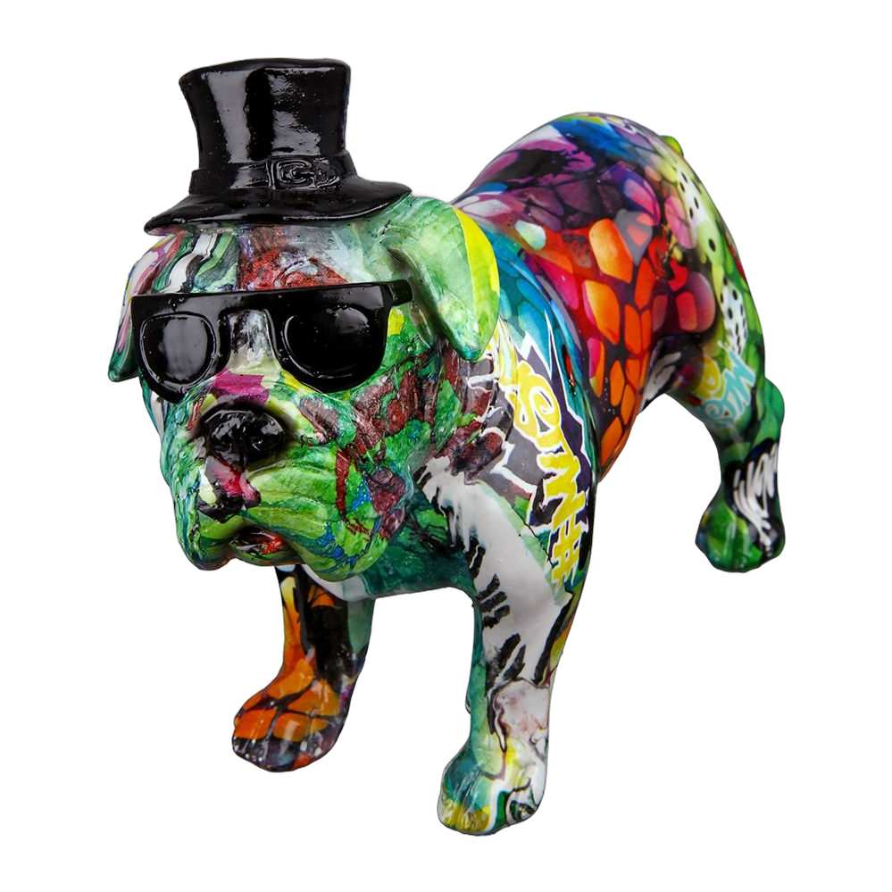 Dog Figurine Graffiti “Street Art”