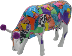 Don’t overdo it by Ellen Moorman – CowParade Large (unique)