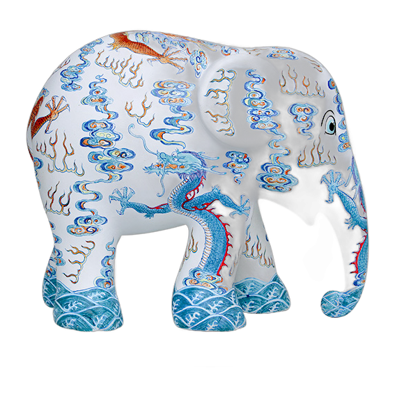 Elephant Parade - Doucai Dragons – Ceramics 15cm