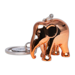 Elephant Parade Keychain – Chrome Rose Gold