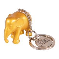 Elephant Parade Keychain – Metallic Gold