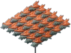 Escher  Bird Fish