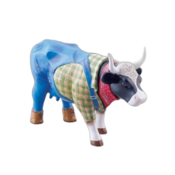 CowParade - Farmer Cow (Medium Resin)