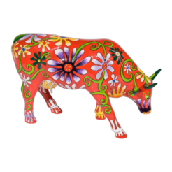 CowParade - Flower Lover Cow (large)
