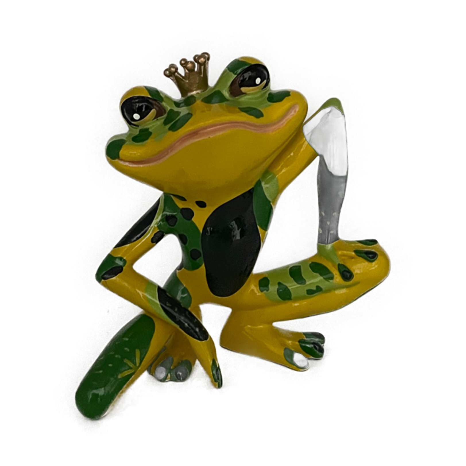 Art24 Design - Frog Prince in green sitting