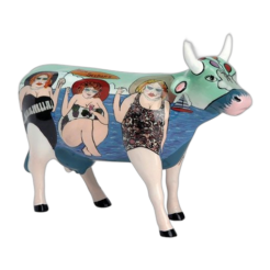 CowParade - Fun Seeker (medium ceramic)