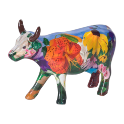 CowParade - Georgia O’Kowffe (medium ceramic)