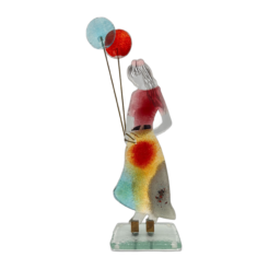 GaDecoGlass - Glass Girl with Balloon – Ritmo