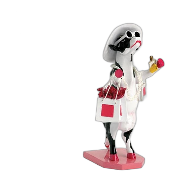 CowParade - Goddes of Shopping (medium resin)
