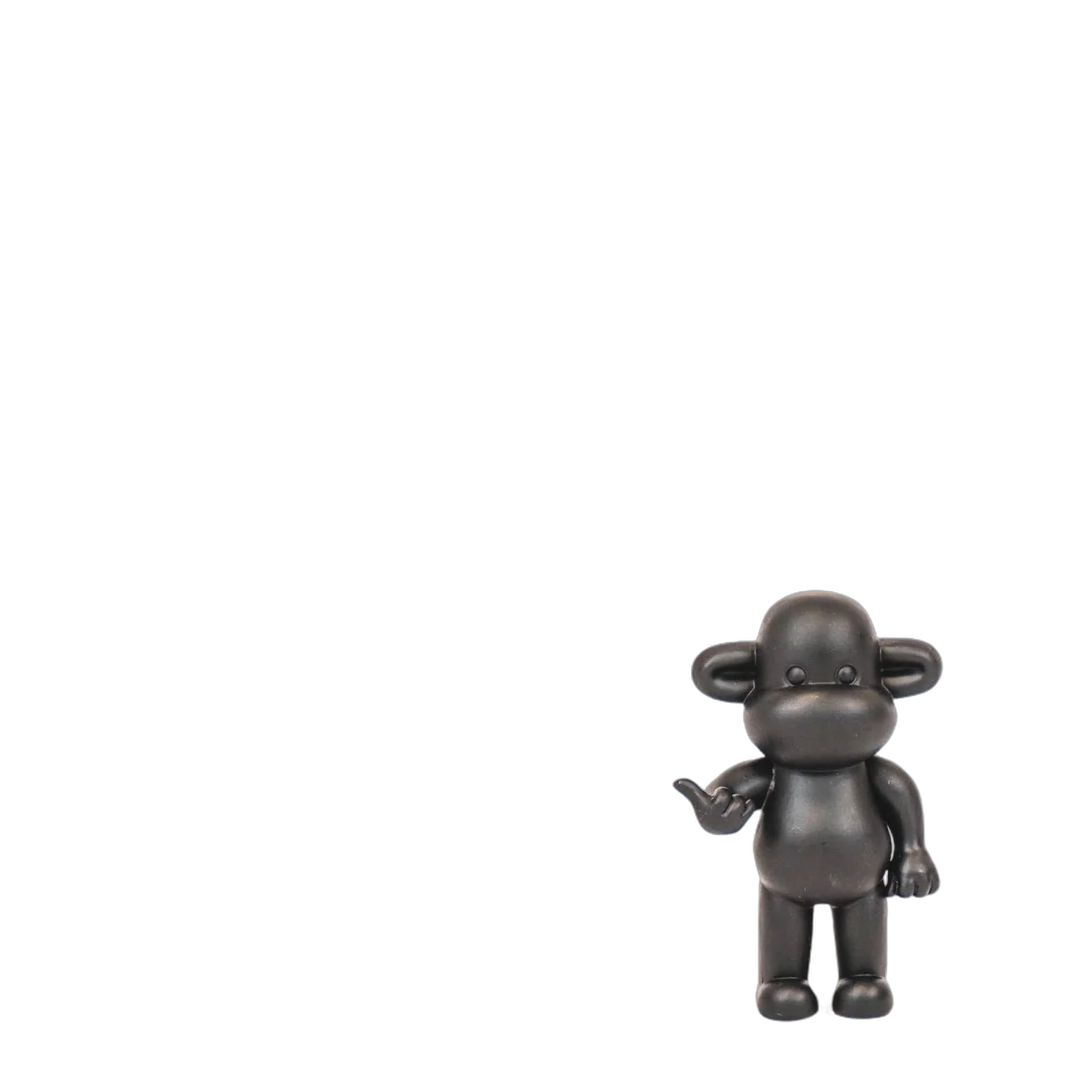 Hero - Hang Loose Monkey The Legend – Polyresin – Black – 11x7x19cm