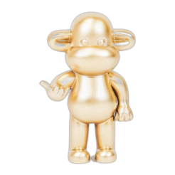 Hero - Hang Loose Monkey ‘The Legend’ – Polyresin – Gold – 11x7x19cm