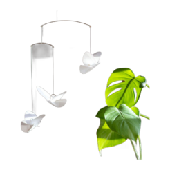 Hanging Art – Butterfly (White)
