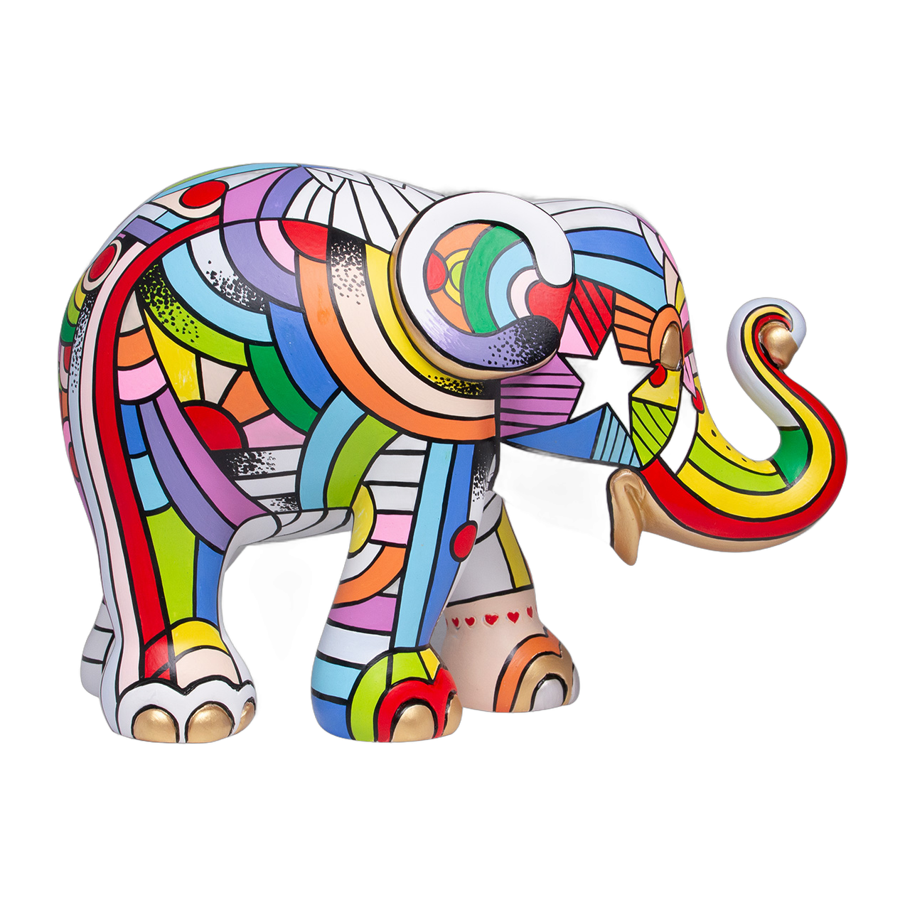 Elephant Parade - Happy peace, love and music 20cm