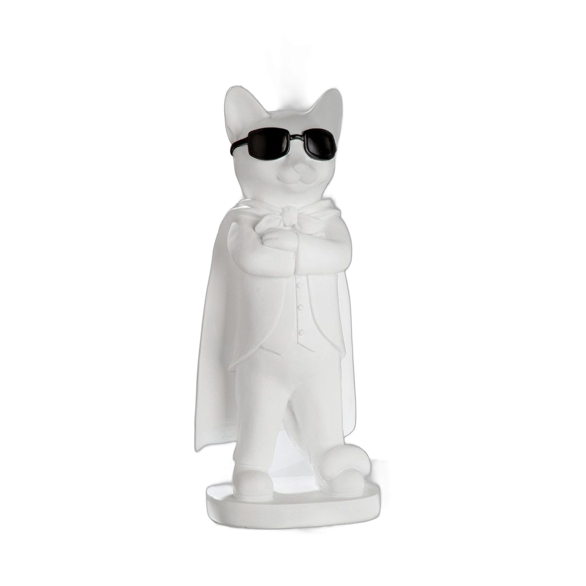 Hero Cat (arms folded) white