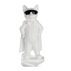 Hero Cat (arms on hips) white