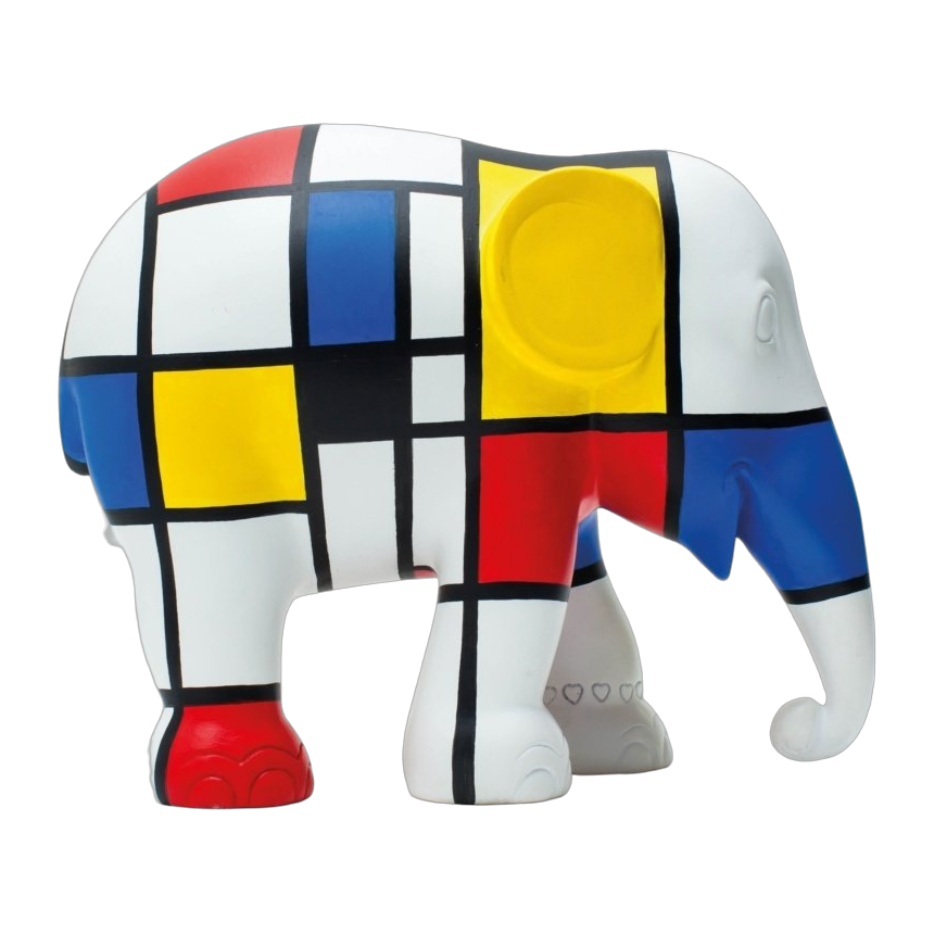 Elephant Parade - Hommage to Mondriaan