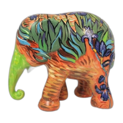 Elephant Parade - Irises van Gogh 15cm
