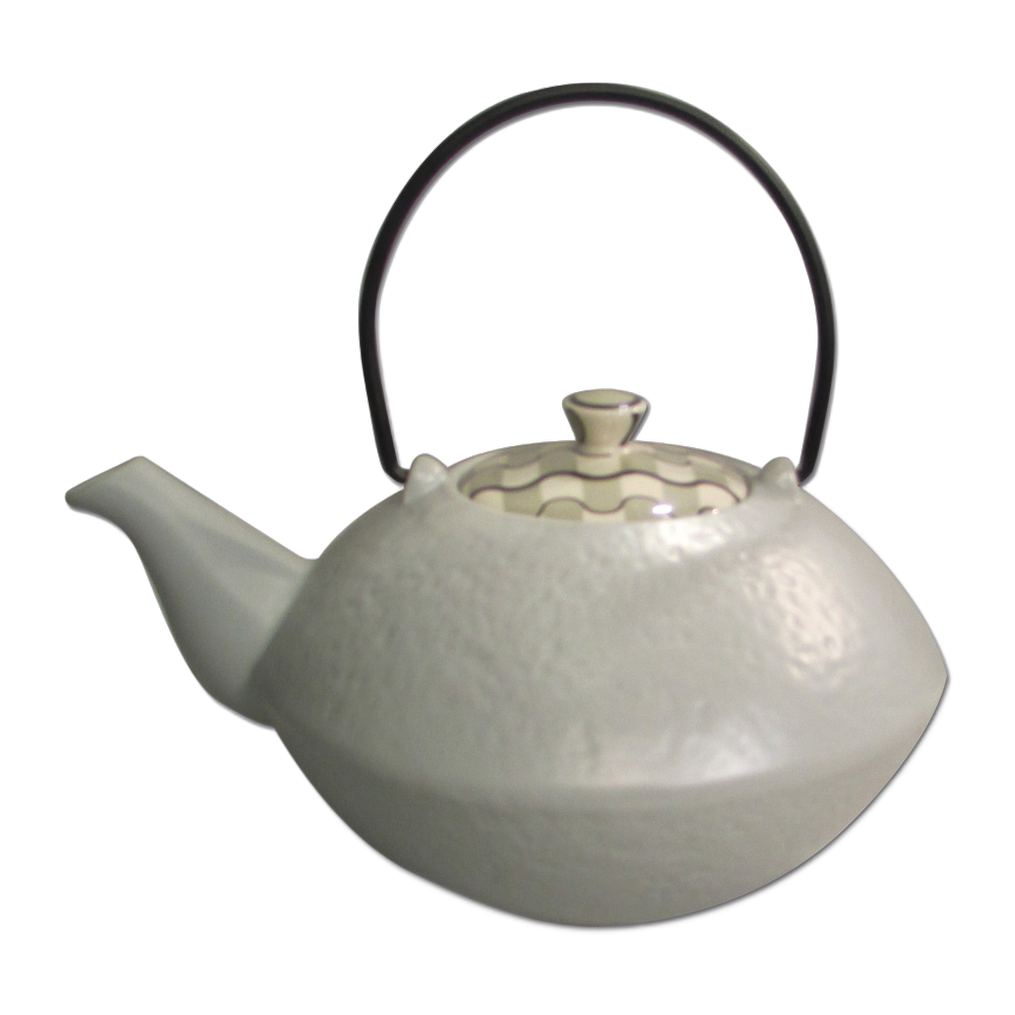 Japanese teapot “Shogi” light gray