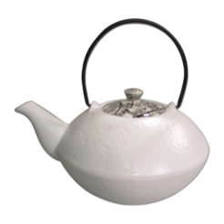 Japanese teapot “Takeshi” white